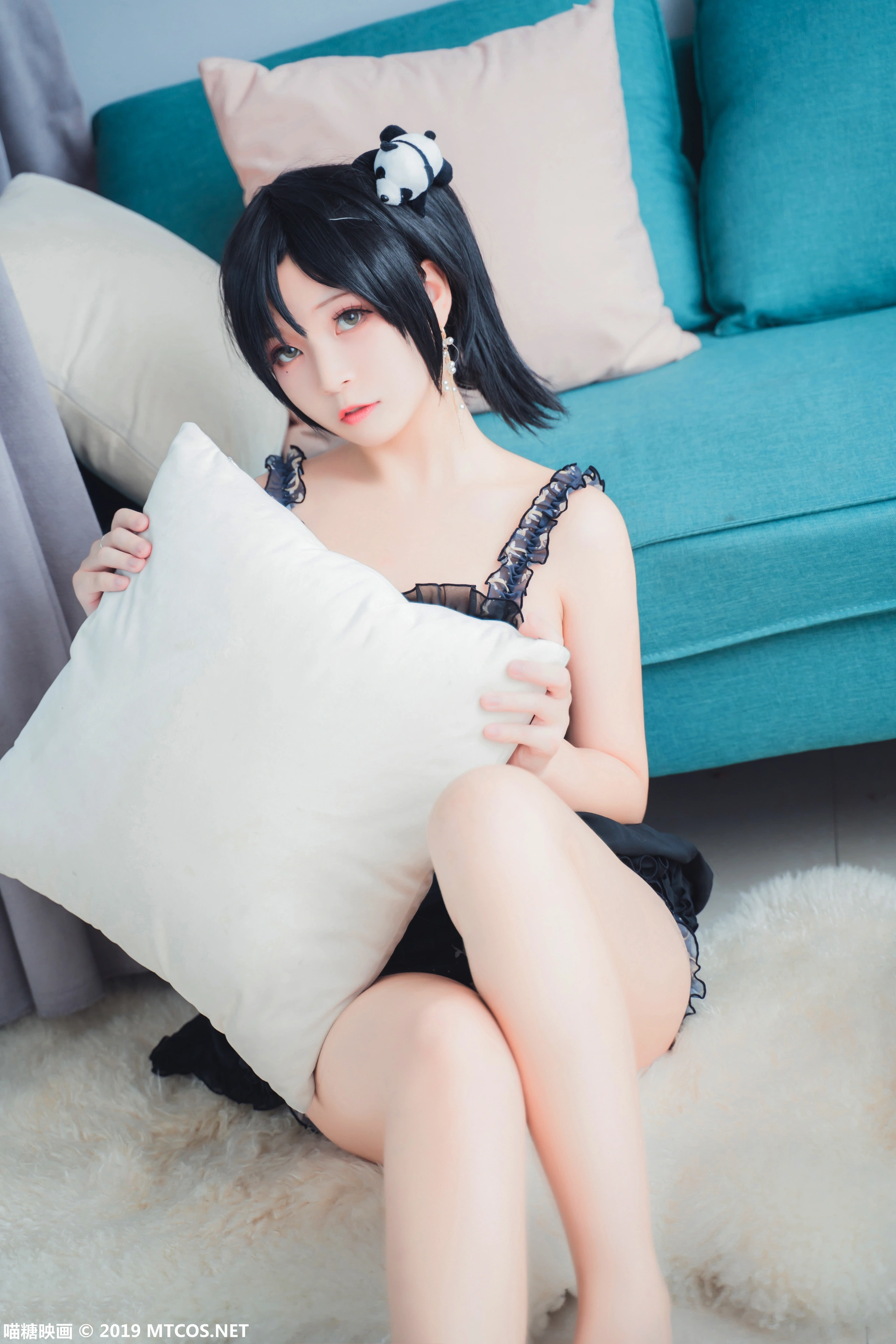 喵糖映画 - VOL.063 樱井momo、蕾丝吊带 1